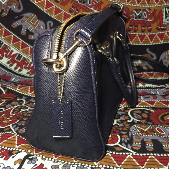 Coach Crossbody dark navy blue bag - Picture 3 of 6